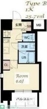 スプランディッド大山の物件間取画像